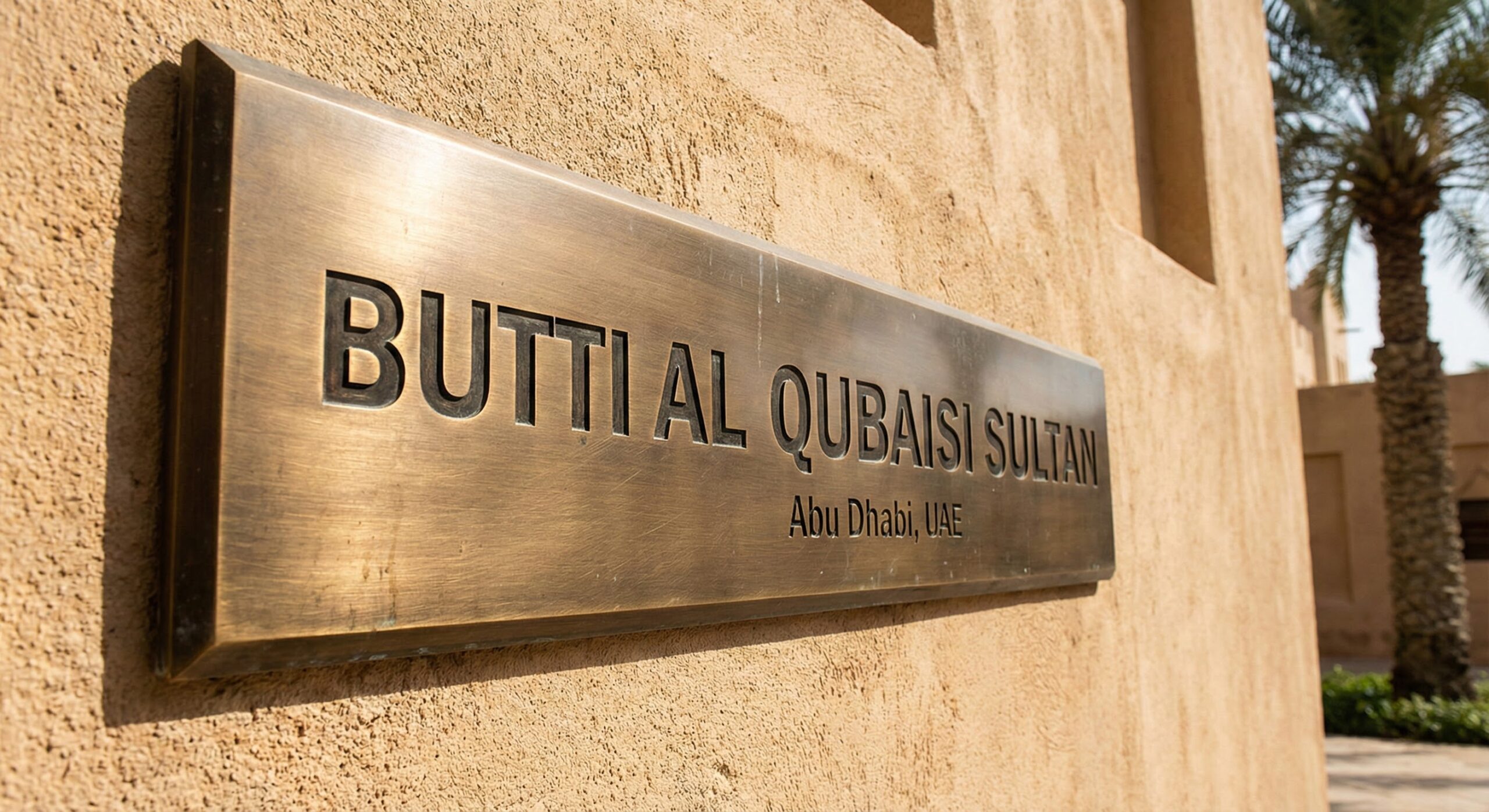 BUTTI AL QUBAISI SULTAN.